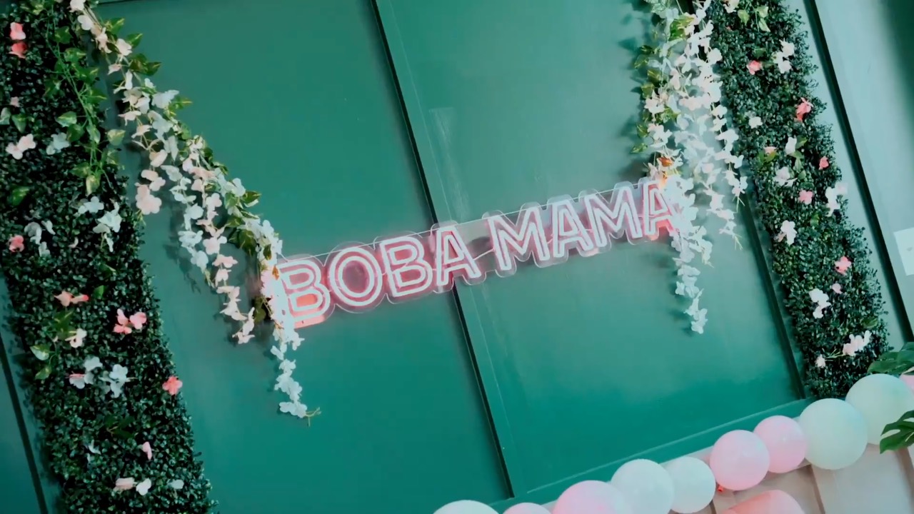 The Boba Mama sign